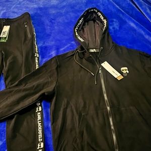 Karl Lagerfeld tracksuit large top medium bottom